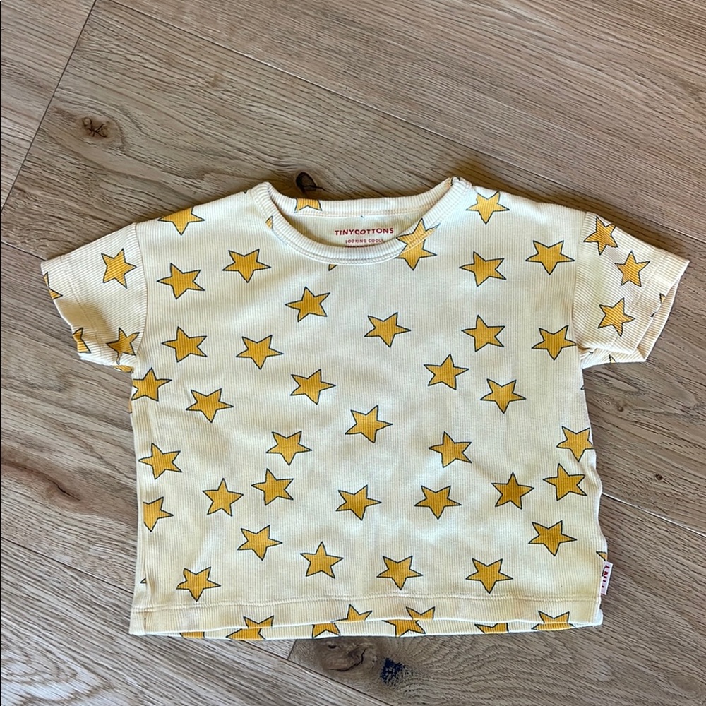 Tiny Cottons Yellow Star T-Shirt
